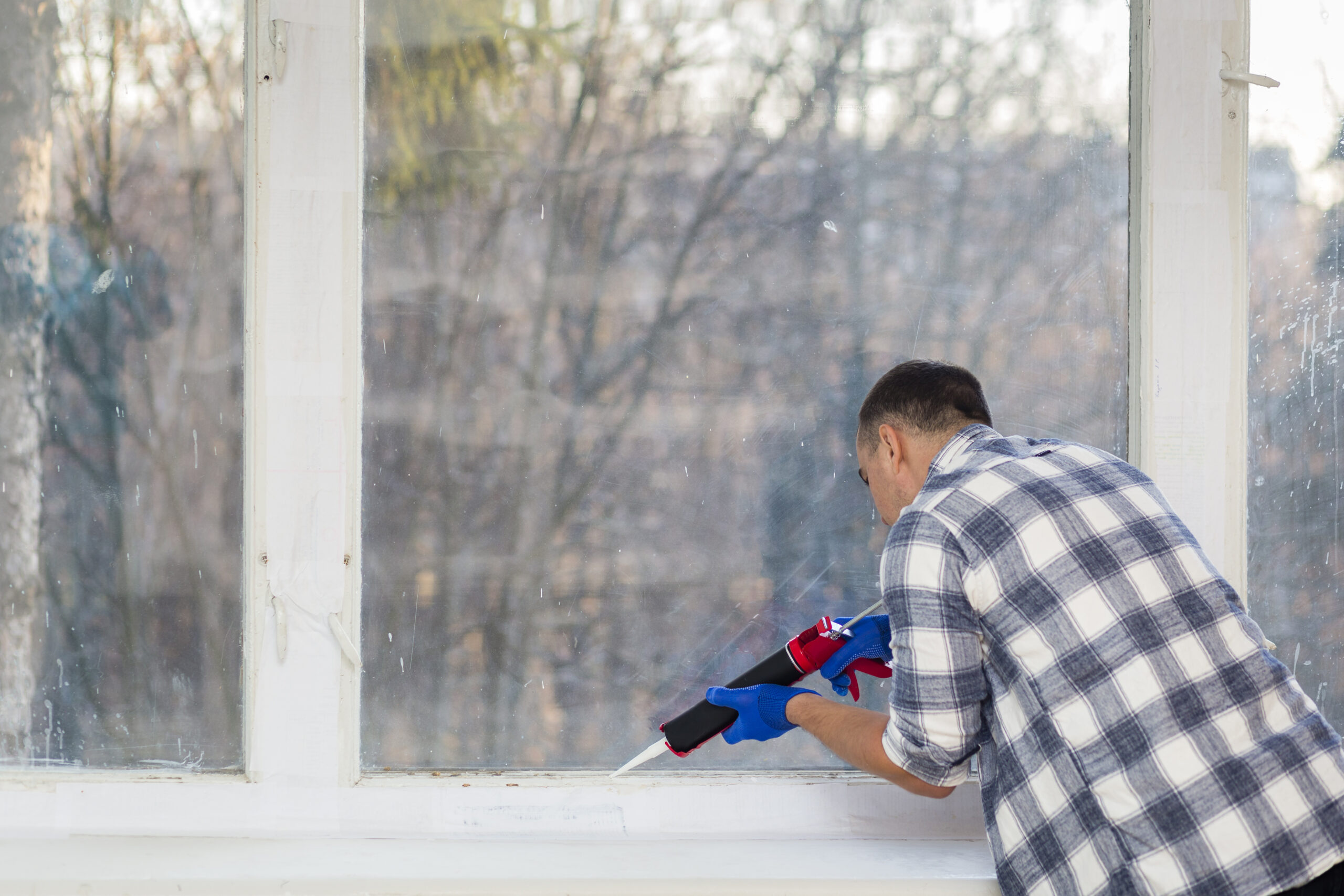 Alpharetta door and window replacement team at work